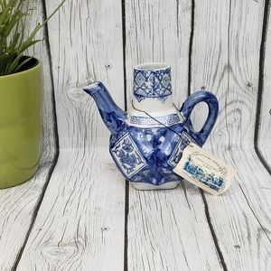 Vintage Canton Decorative Teapot